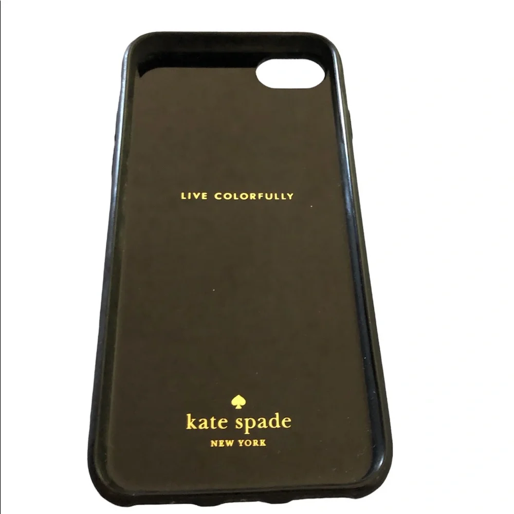 Kate Spade leopard phone case, IPhone 6 w/ Harry Potter Raven Claw pop socket